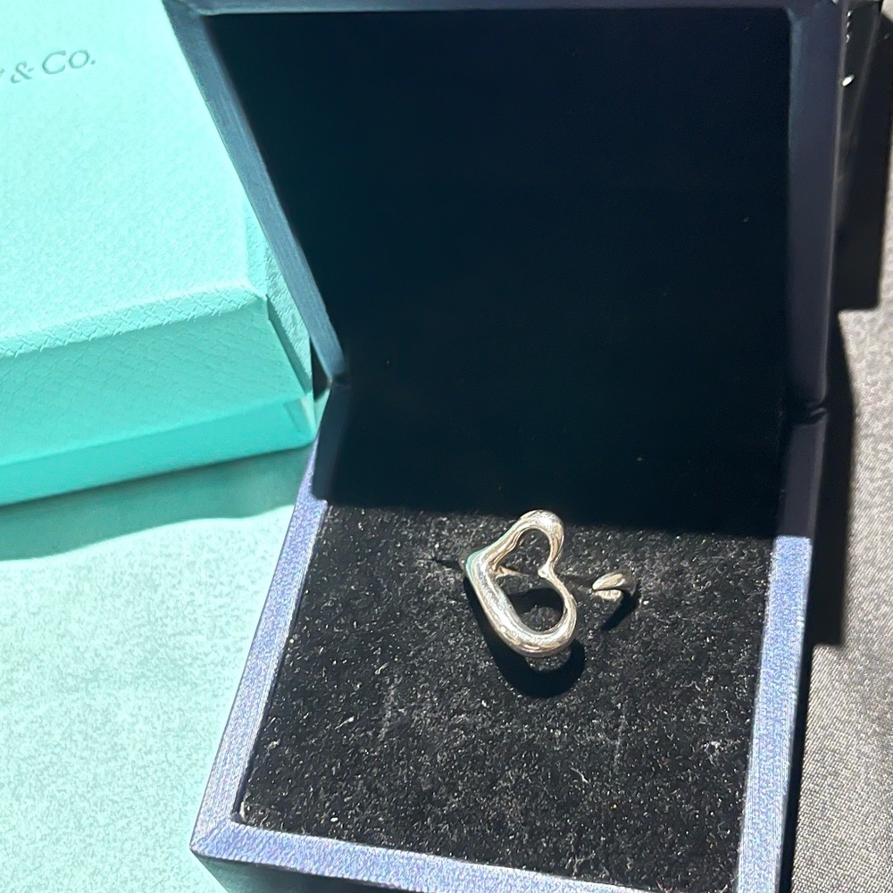 Tiffany & Co open heart ring